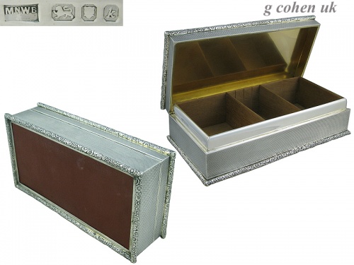 Sterling Silver Cigarette Box 1965